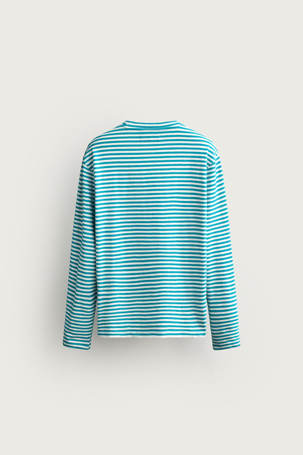 CAMISETA REGULAR FIT JACQUARD RAYAS FLAM? / rayas - Zara фото 8