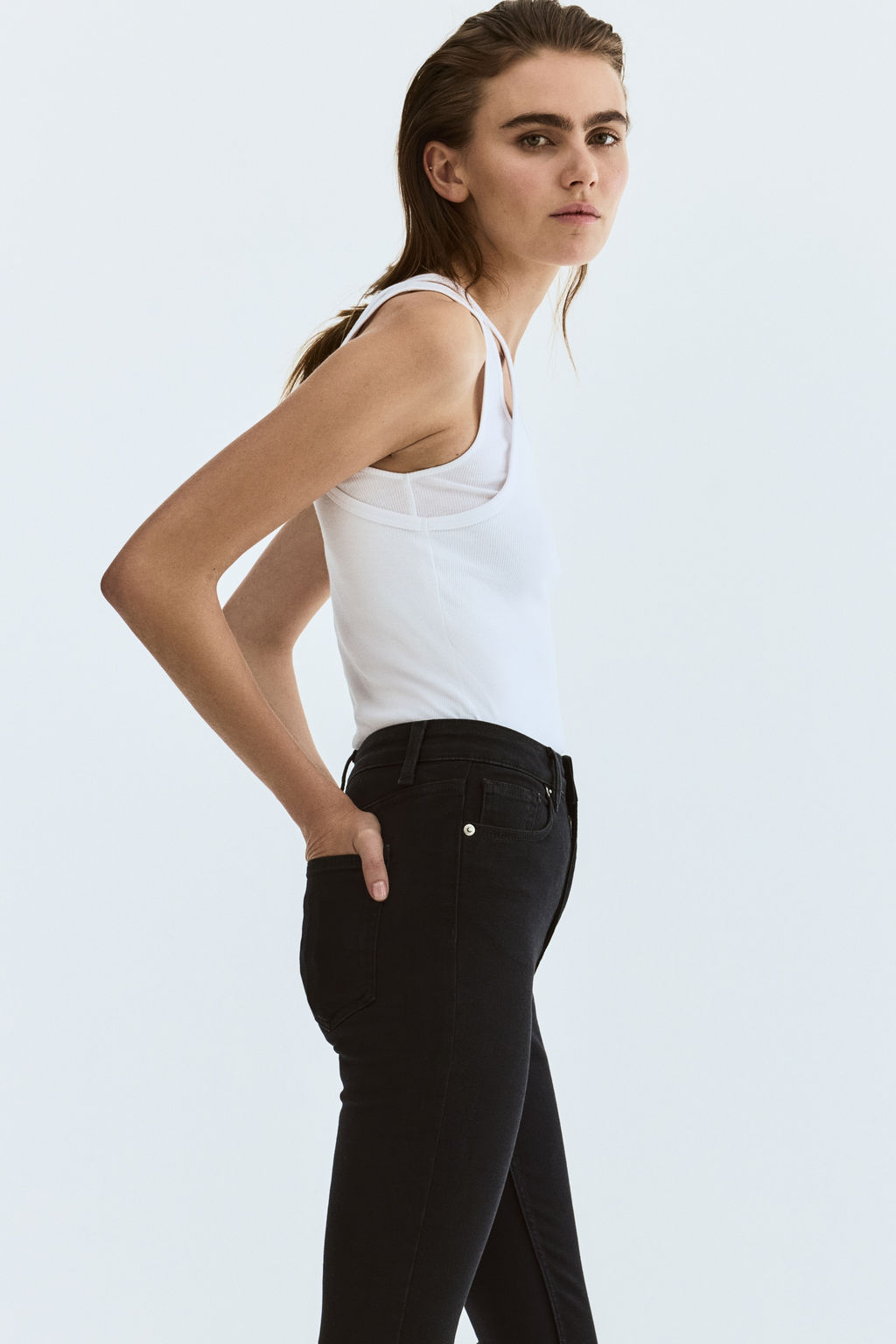 Skinny High Waist Jeans - H&m фото 7