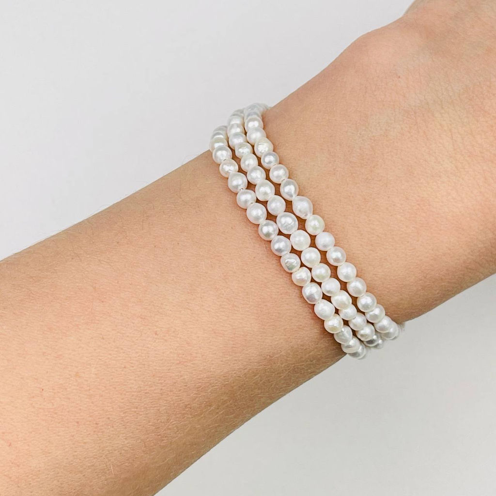 Бусины для украшений из белого Жемчуга 36 см