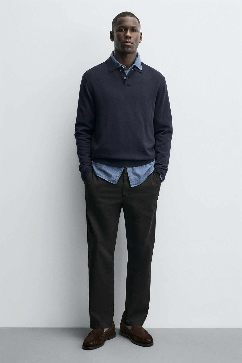 LIMITED EDITION SPLIT SUEDE LOAFERS - Zara фото 2