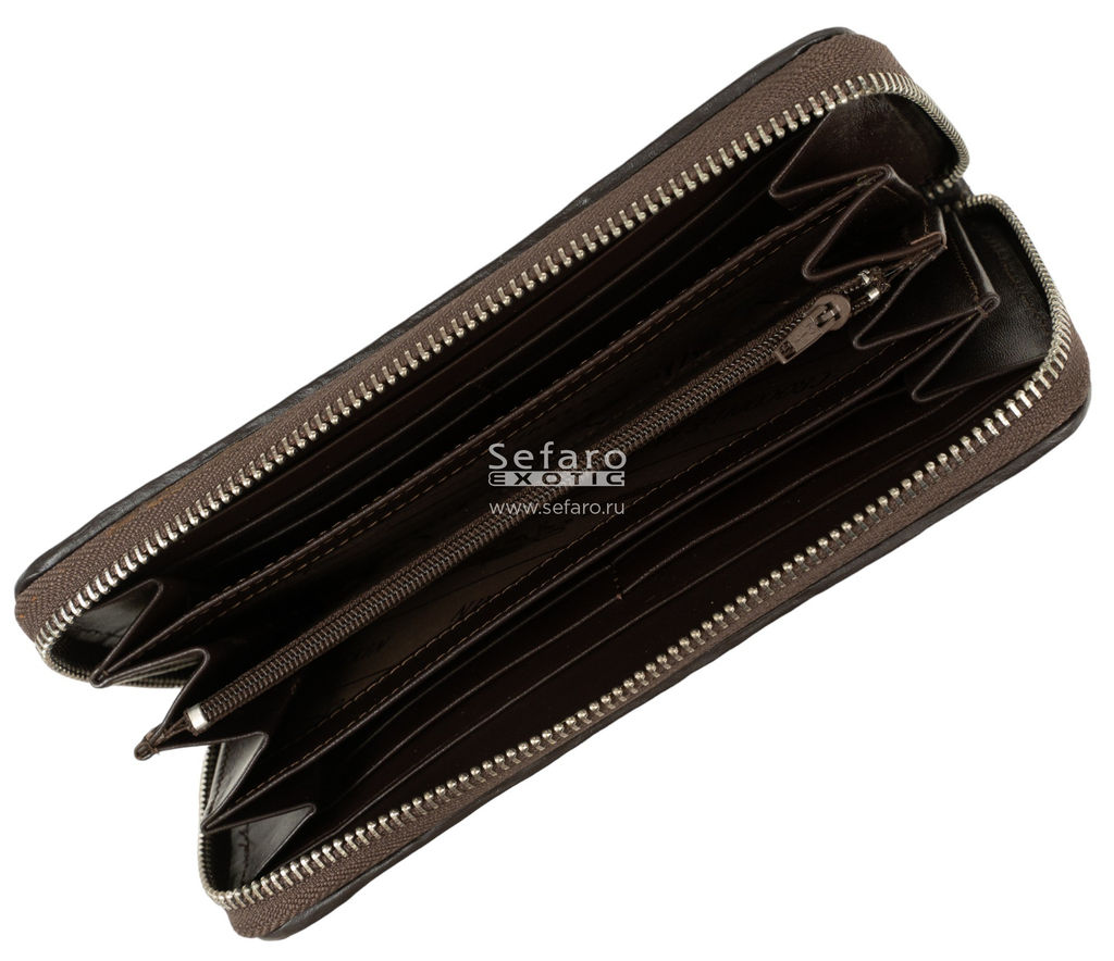 Кошелек из кожи крокодила