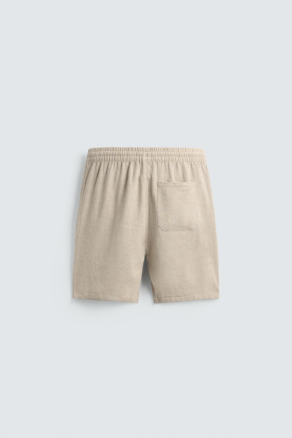 BERMUDA RELAXED FIT VISCOSA - LINO / Beige claro - Zara фото 8