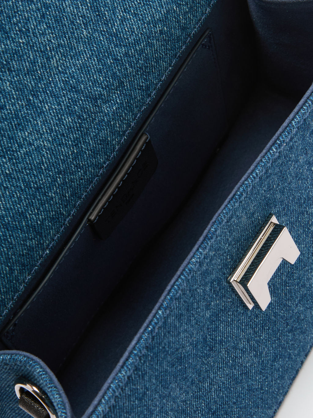 Женская сумка с ручками из денима TENDANCE Артикул 4248403, синий  фото 5