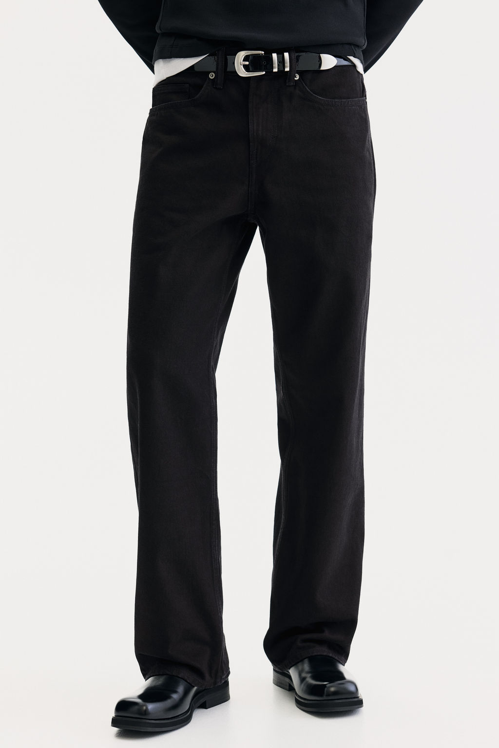 Straight Relaxed Jeans - H&m фото 7