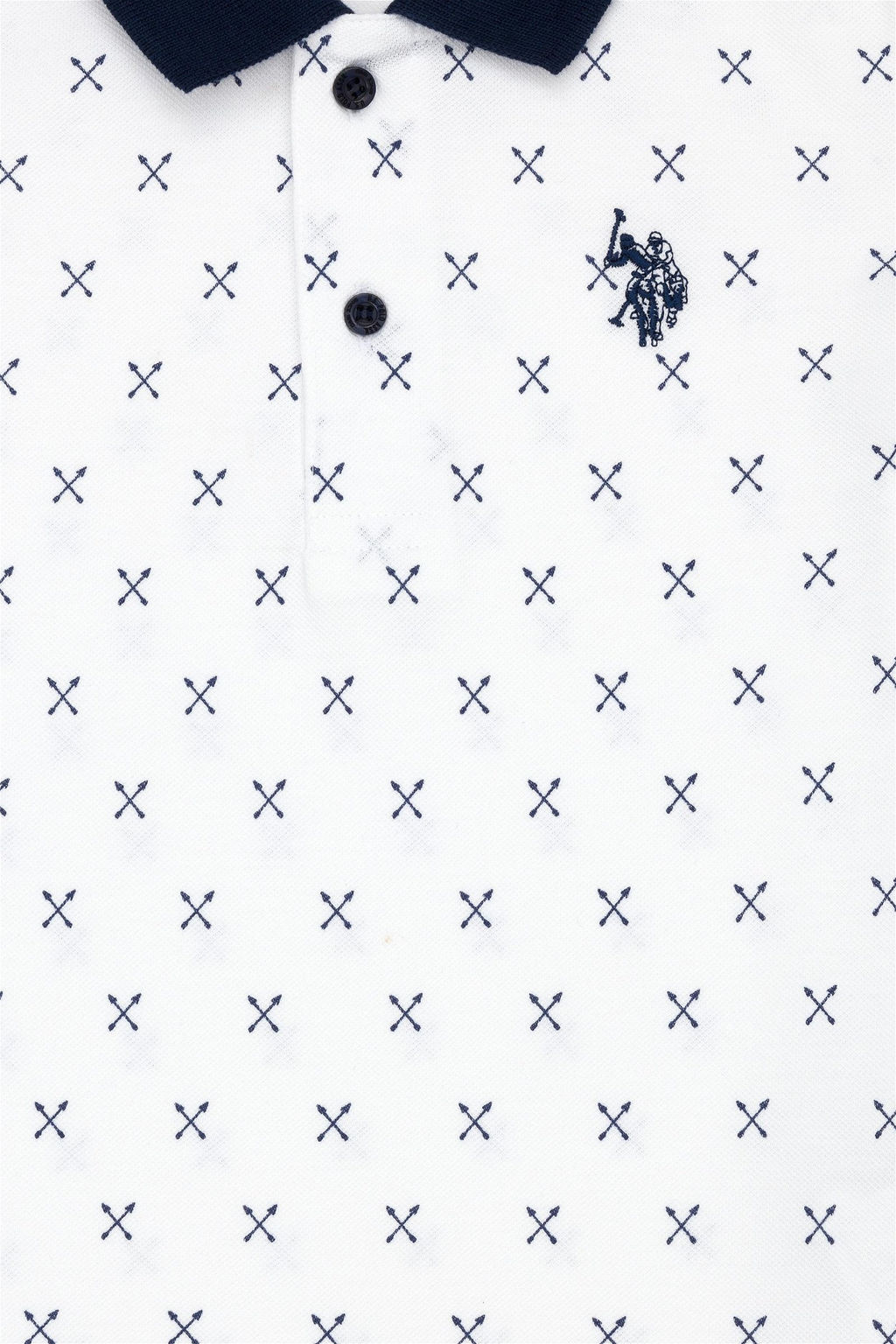 Белая футболка с воротником-поло для мальчика Неожиданная скидка в корзине - U.s. polo assn фото 4