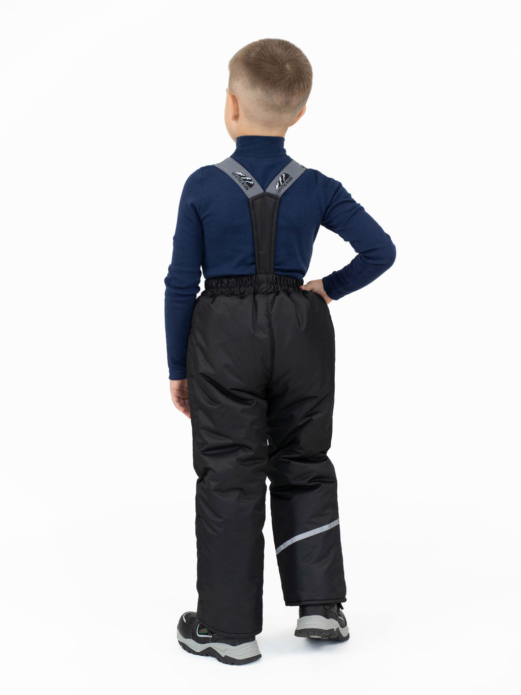 10-031/1 Брюки дет. (зима) черный (110-116)