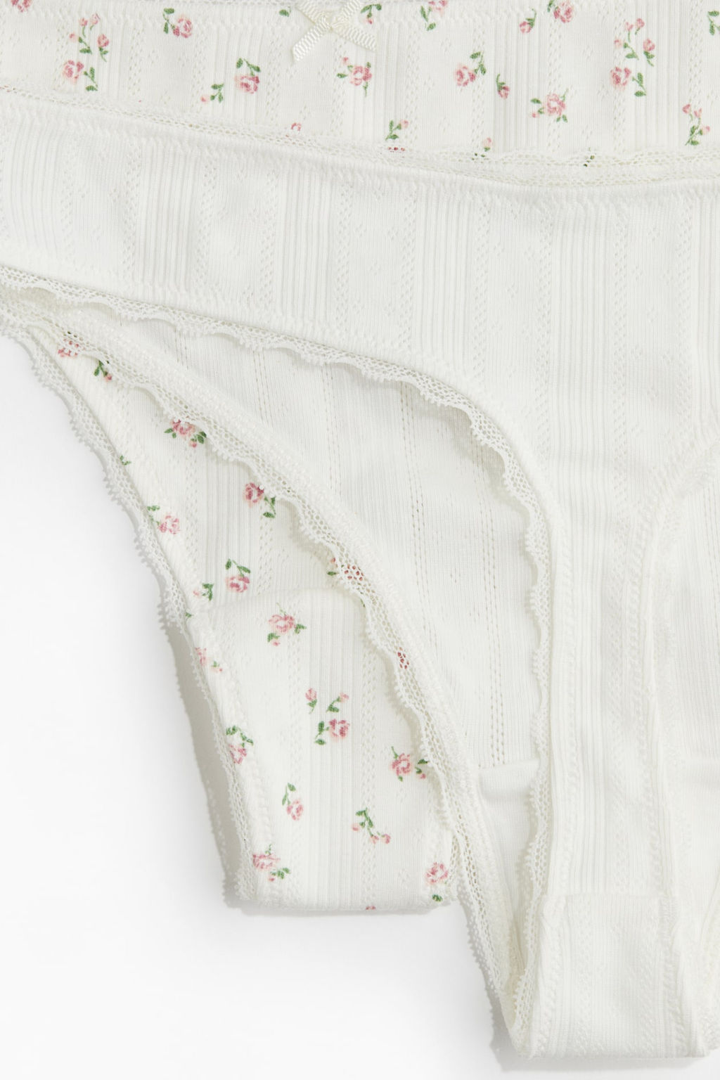 Pack de 2 bragas Thong en pointelle - H&m фото 5