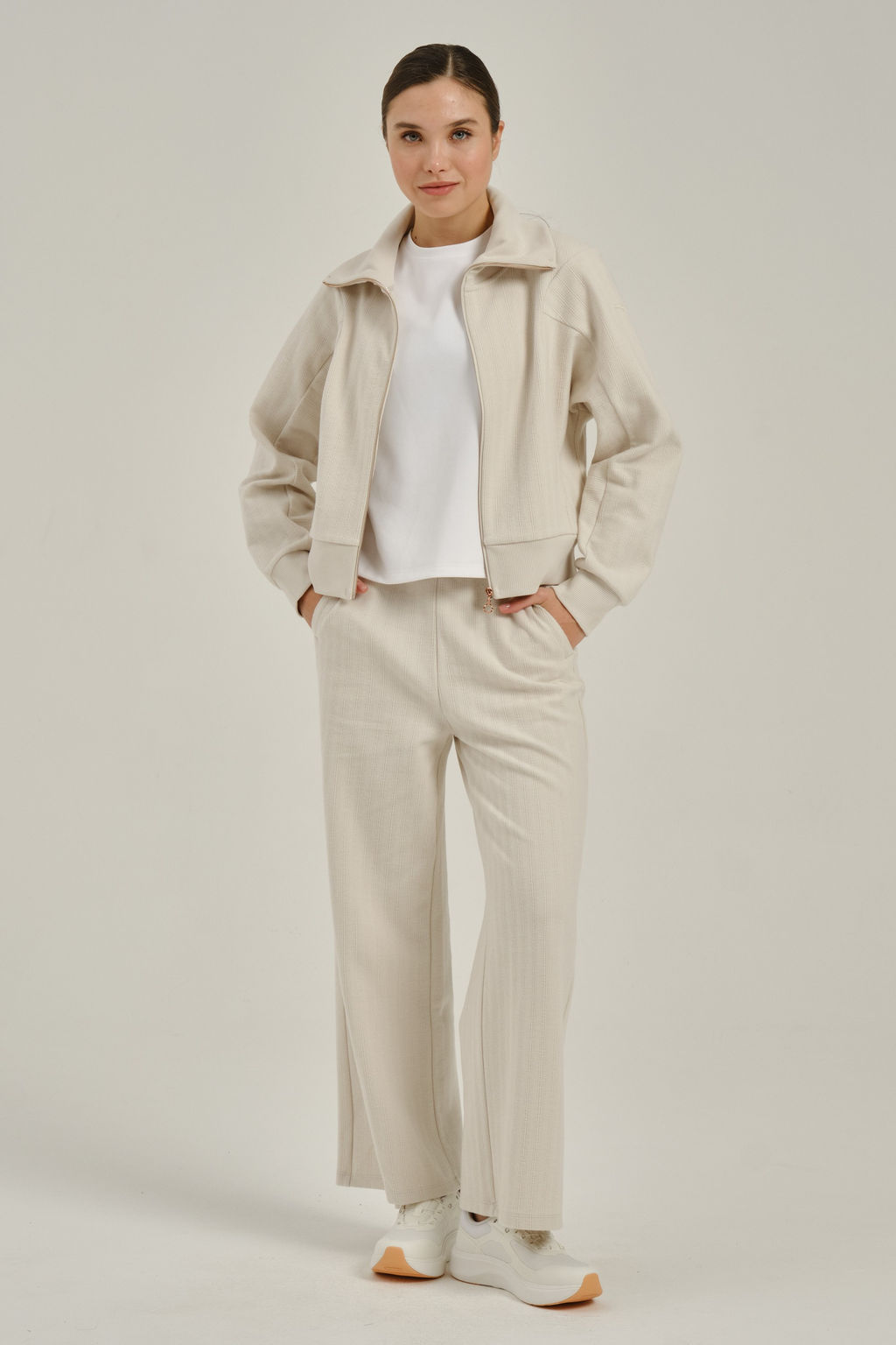 Олимпийка Серый COMMUTE Knit Track Top - Anta фото 2