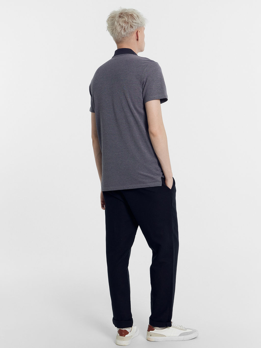 Джемпер мужской в сером цвете графит 111834 - Mark formelle фото 5