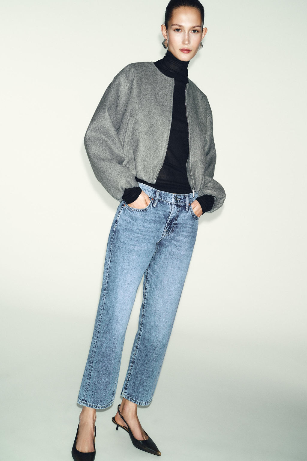 Z1975 CROPPED MID-WAIST JEANS