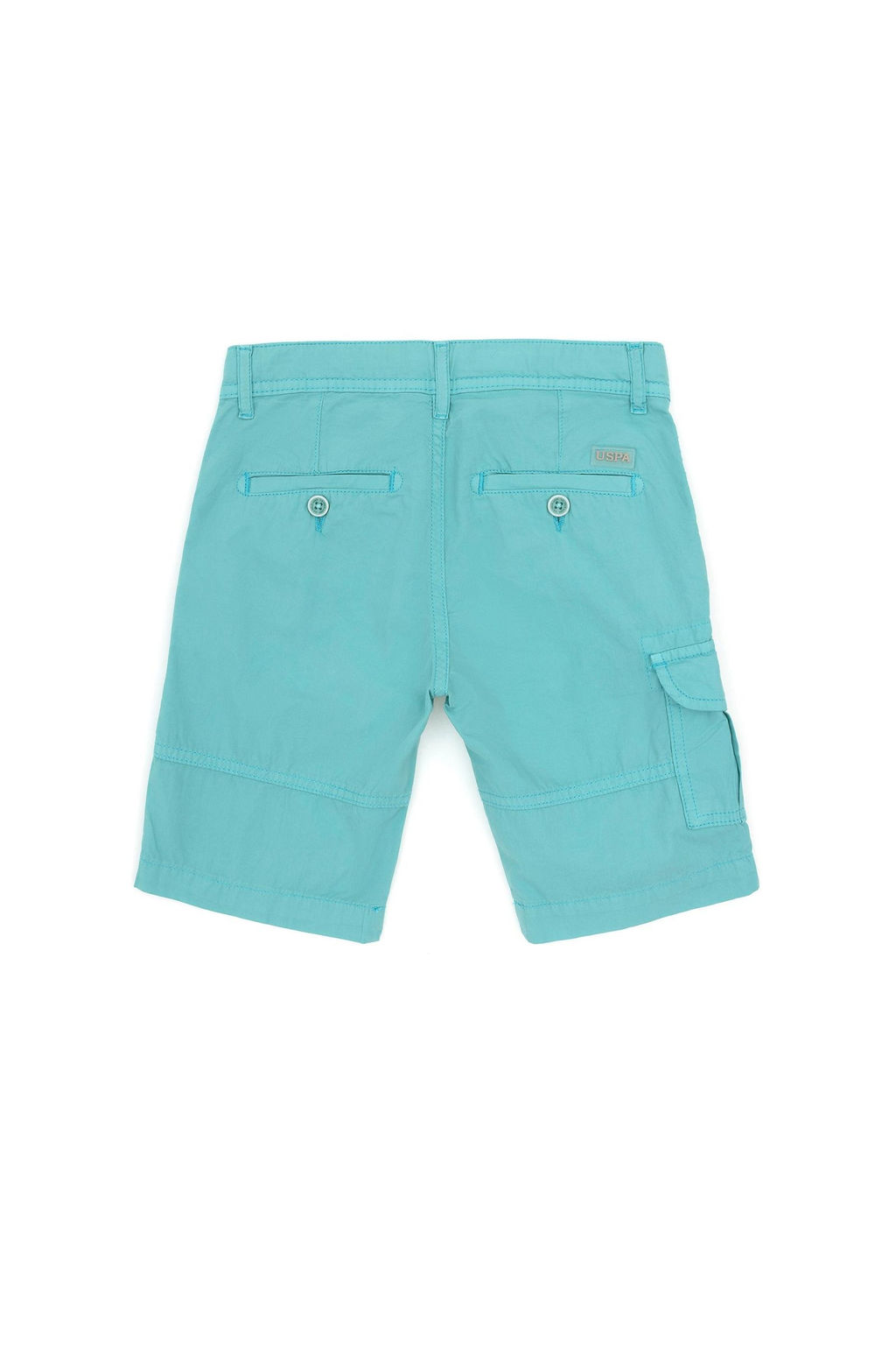 Мятные тканые шорты для мальчика - U.s. polo assn фото 3