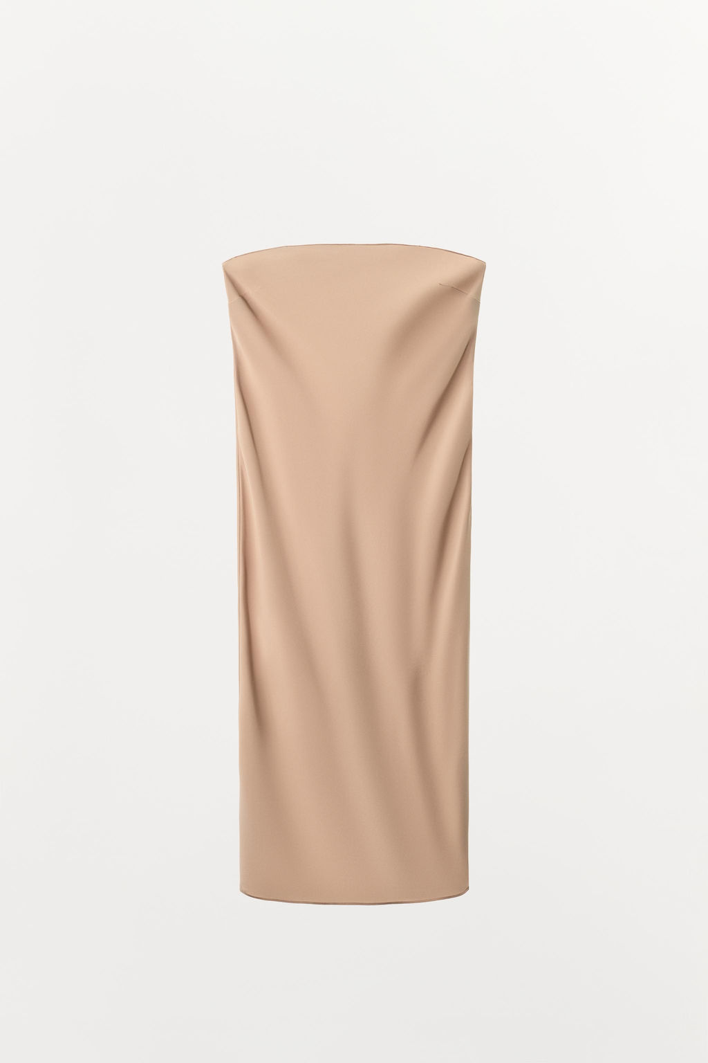 VESTIDO FORRO BANDEAU / rosa claro - Zara фото 5