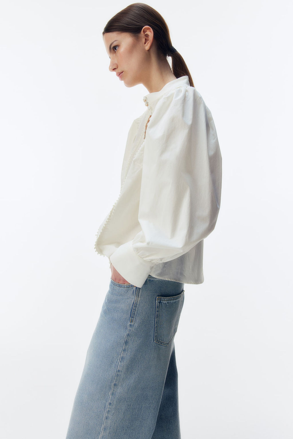 Blusa con ribetes de picot - H&m фото 5
