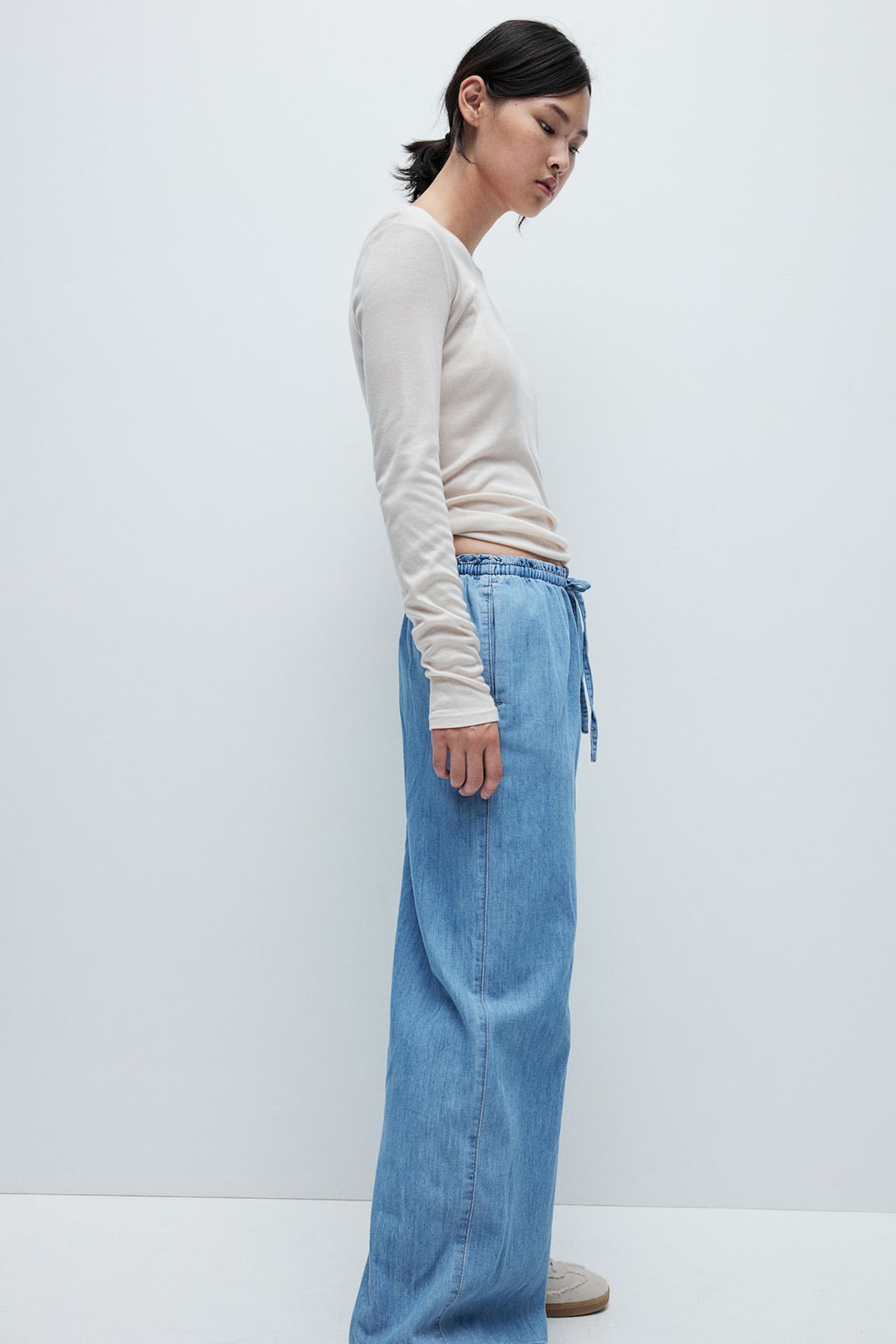 Pantalon denim sin cierre - H&m фото 3
