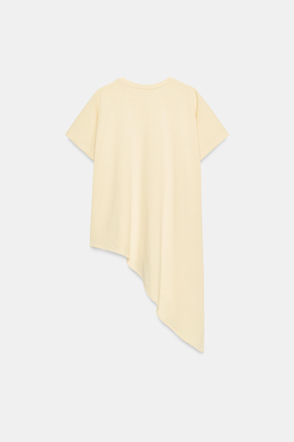 CAMISETA ASIM?TRICA MANGA CORTA / Vainilla - Zara фото 7