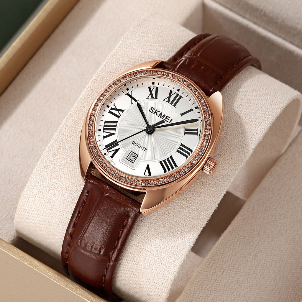 Часы наручные Skmei женские кварцевые 2183rose-gold-brown