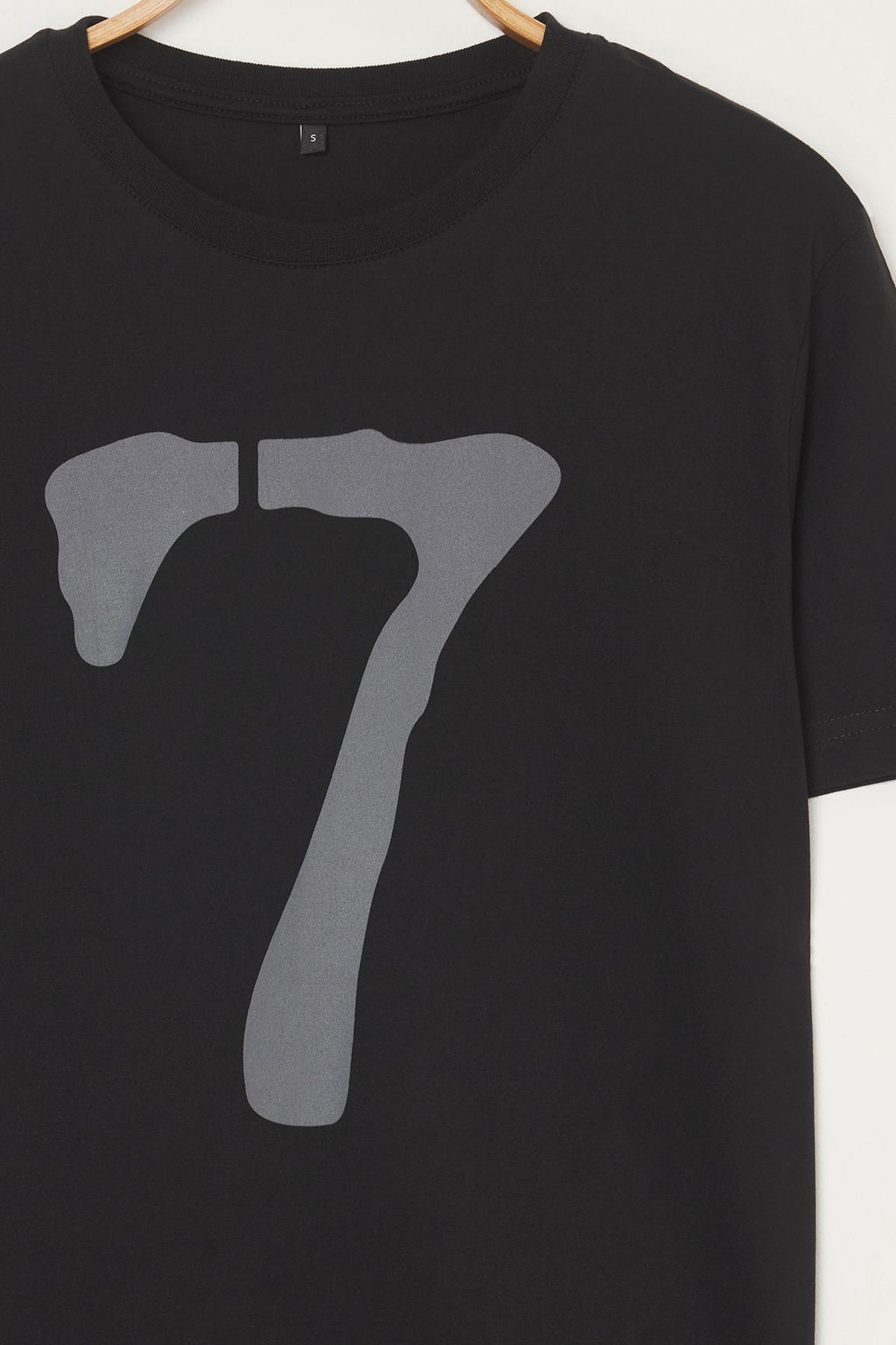 TRENDYOL MAN Gri Oversize/Genis Kesim Bisiklet Yaka Yaz? Bask?l? %100 Pamuklu T-Shirt TMNSS21TS1685 - Trendyolmilla фото 5