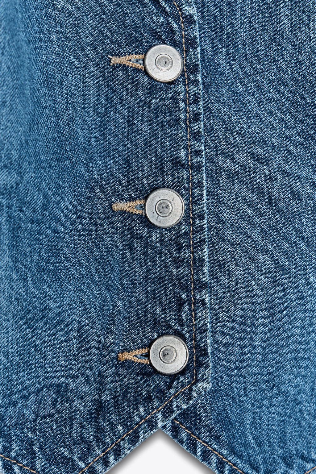 TIE DENIM TOP - Zara фото 14