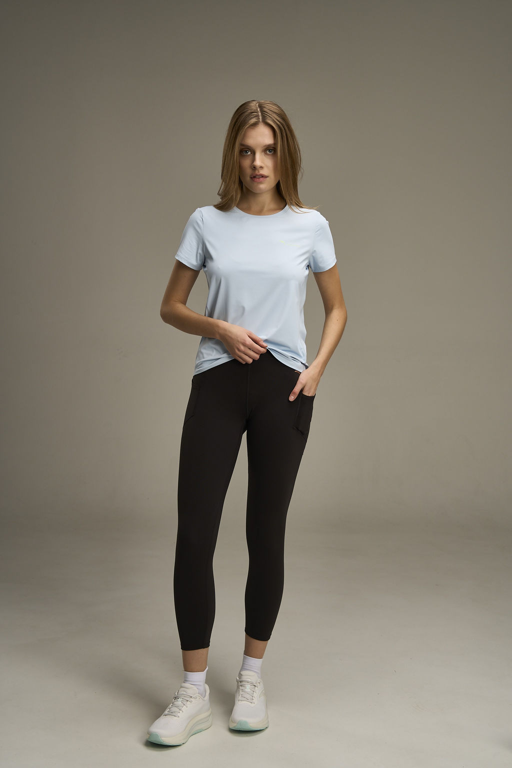 Легинсы укороченные Черный ANTA PRO Tight Ankle Pants