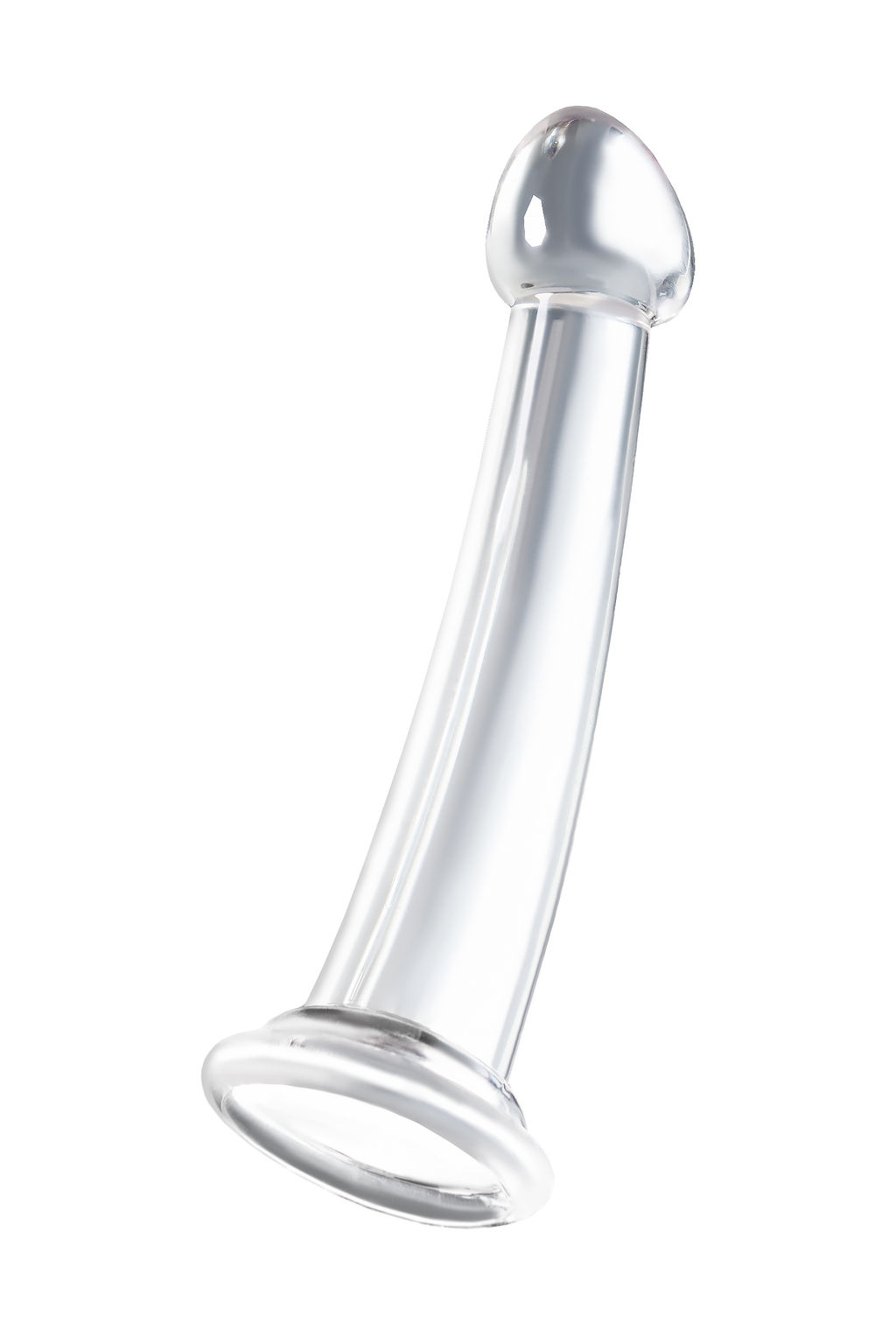 Нереалистичный фаллоимитатор TOYFA Basic Jelly Dildo S, TPE, прозрачный, 15,5 см