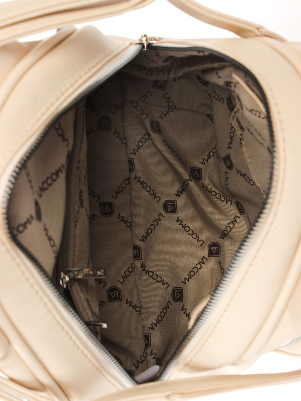 LACCOMA рюкзак Кэрри-бежевый эко кожа хлопок фото 6