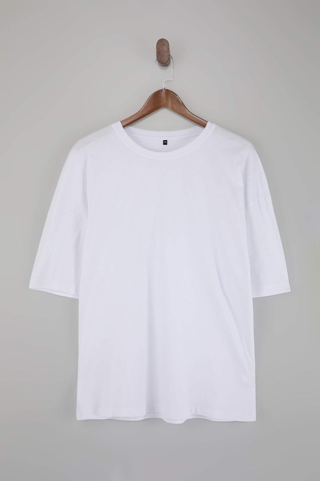 Buyuk Beden Siyah-Ekru Oversize 2li Paket %100 Pamuklu T-Shirt TMNSS24BF00042 - Trendyolmilla фото 9