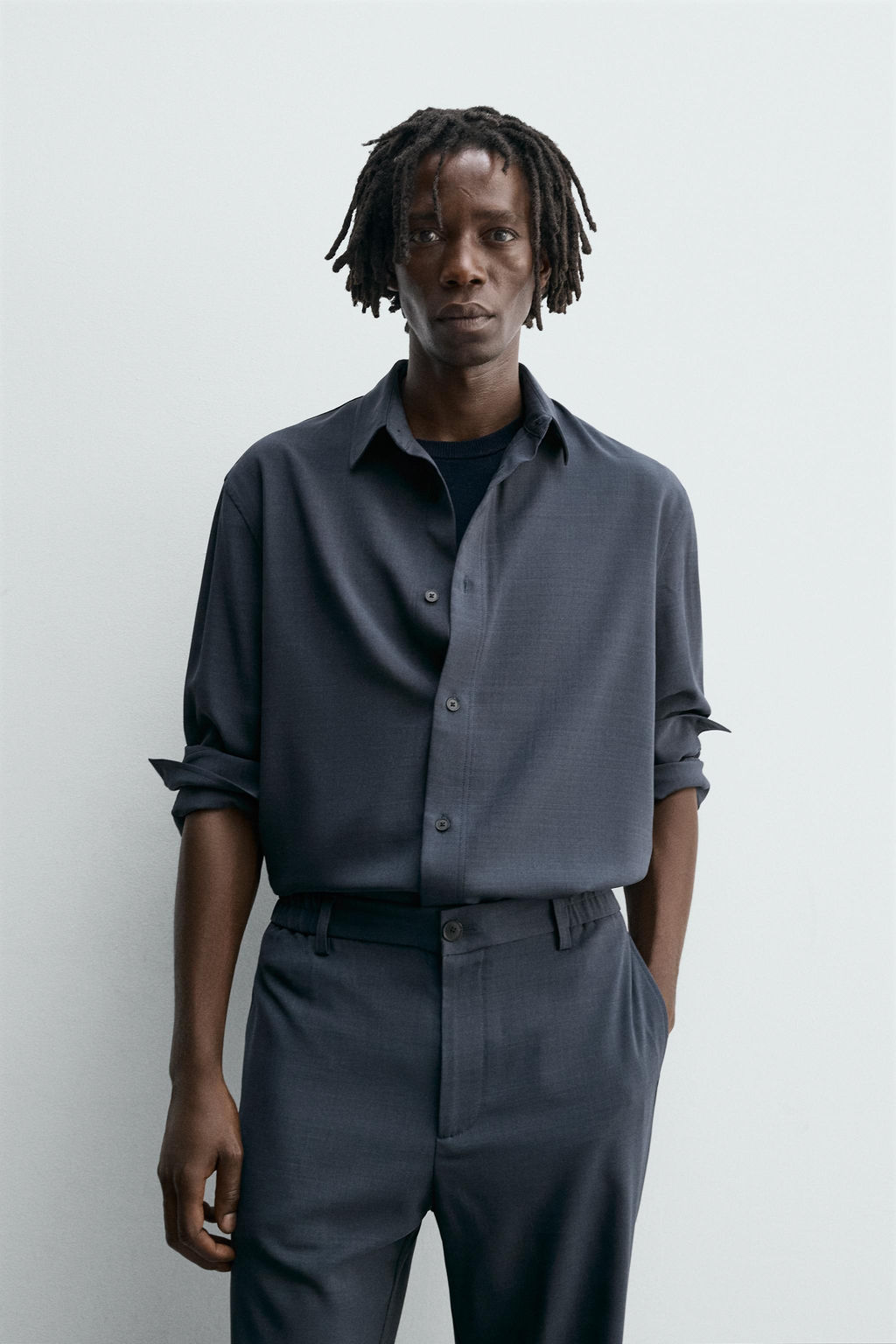 FLOWING RELAXED FIT SHIRT - Zara фото 2