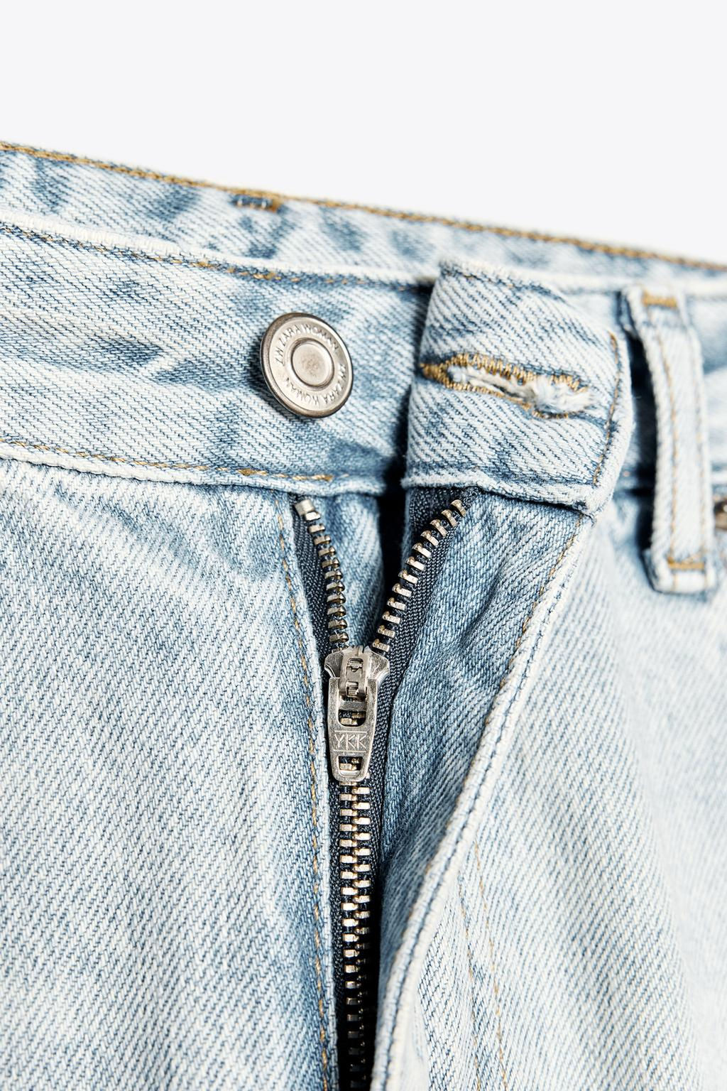 JEANS ZW COLLECTION RELAXED MID-WAIST - Zara фото 8