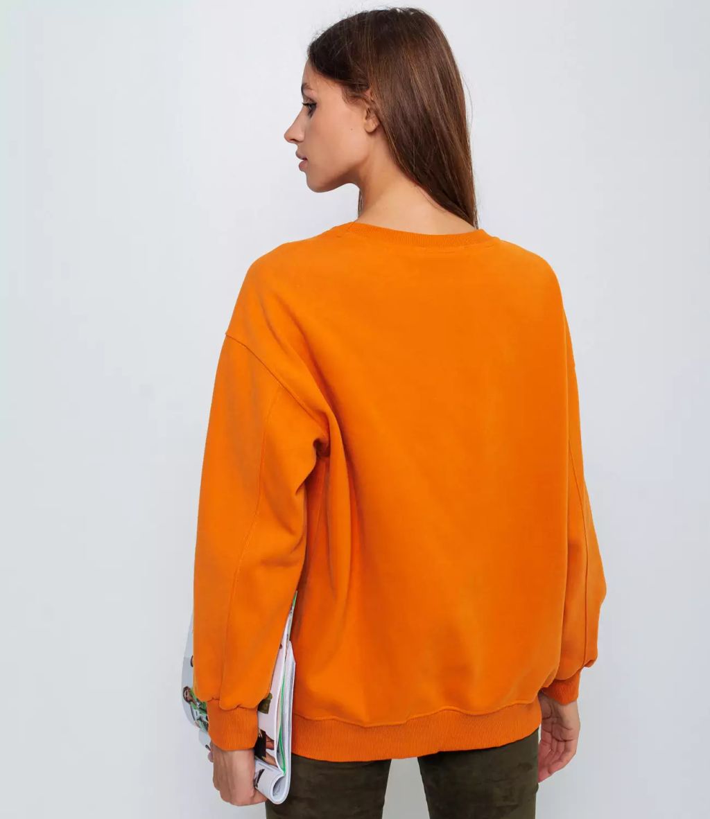 Свитшот #КТF003, терракот