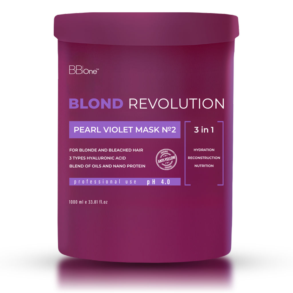 Маска для волос PEARL VIOLET MASK №2, 1000 мл - Bbone фото 2