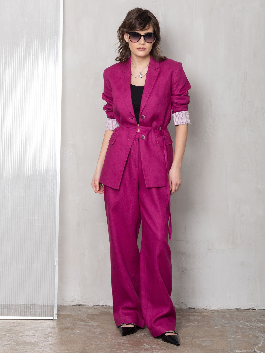 Жакет льняной - Marchello marchellini фото 3