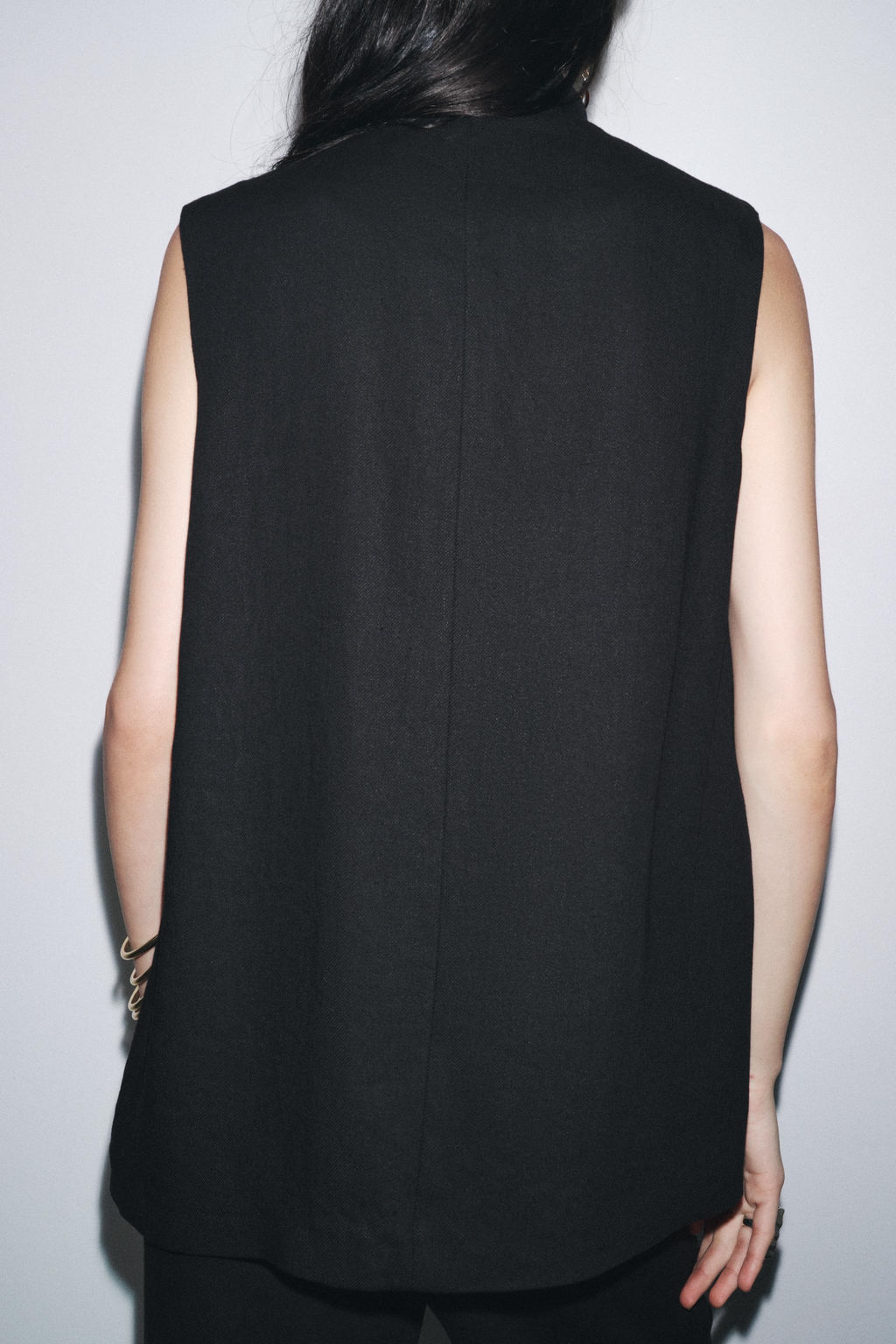 LINEN BLEND WAISTCOAT ZW COLLECTION - Zara фото 3