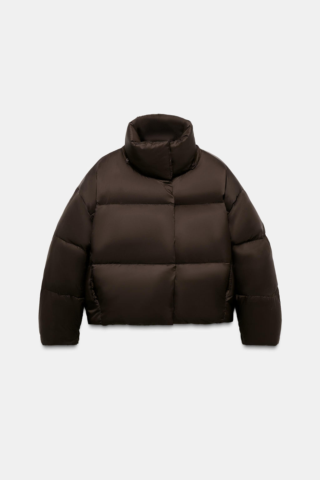 WATER-REPELLENT AND WINDPROOF DOWN JACKET WITH HOODIE - Zara фото 9