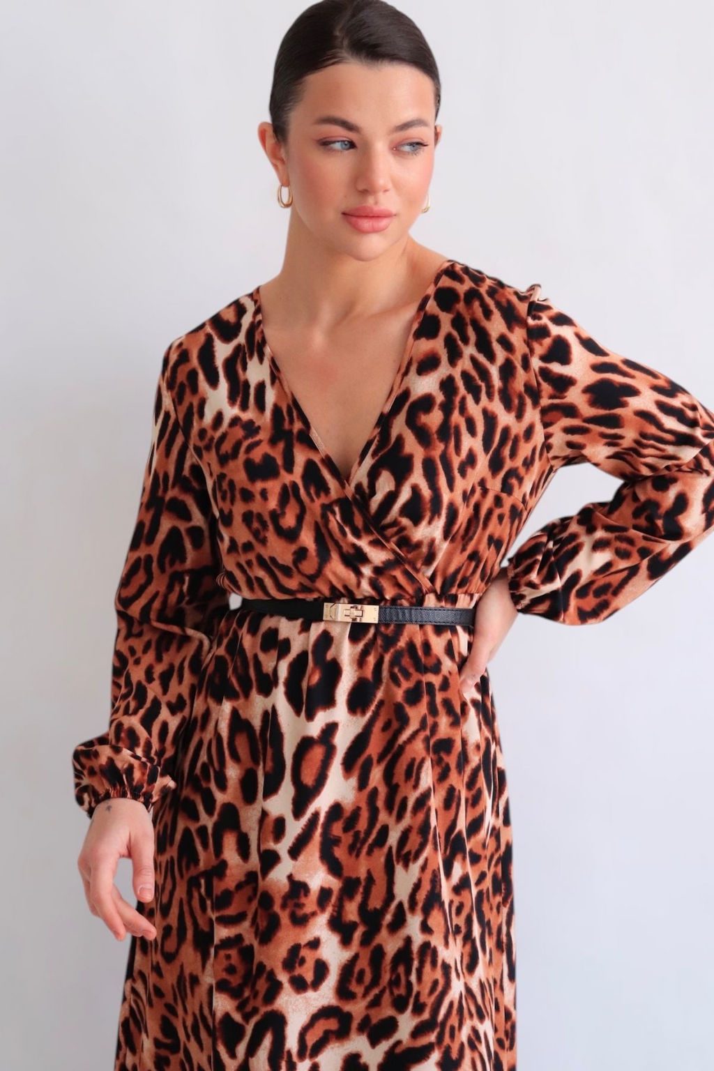 Martichelli Платье с анималистичным принтом  фото 9