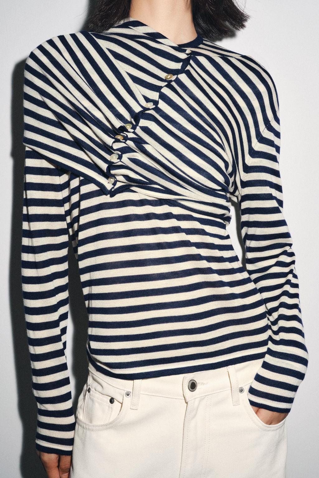 STRIPED KNIT SWEATER - Zara фото 6