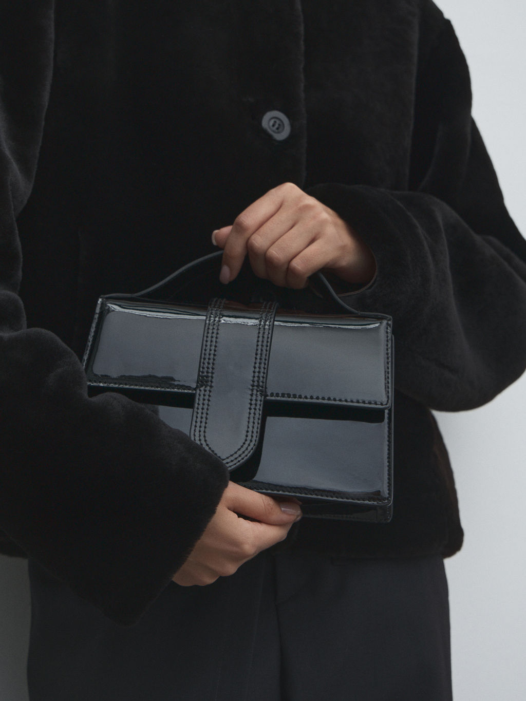 Женская сумка с ручкой TENDANCE Артикул 4647684, черный  фото 5