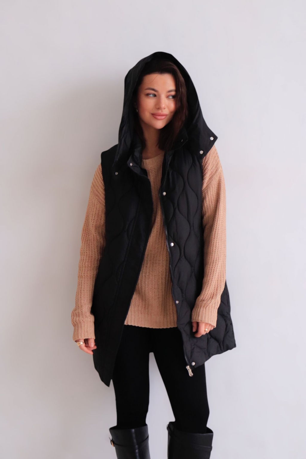 Martichelli Жилет стеганый чёрный  фото 3