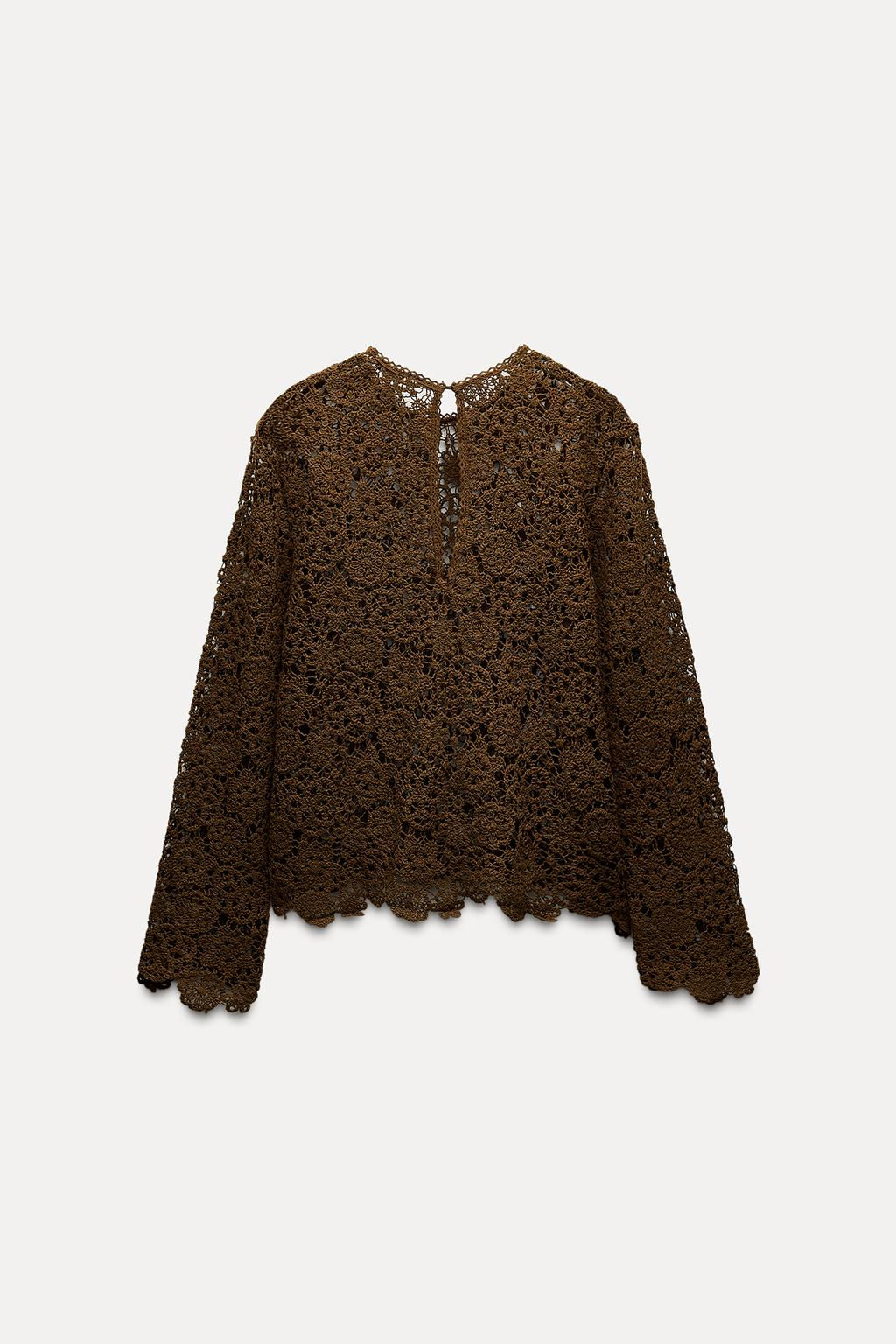 CROCHET TOP - Zara фото 6