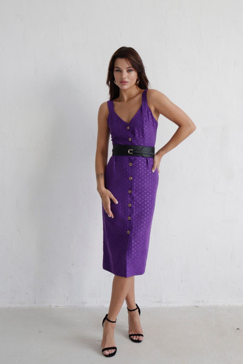 Сарафан классический фиолетовый - Martichelli фото 15