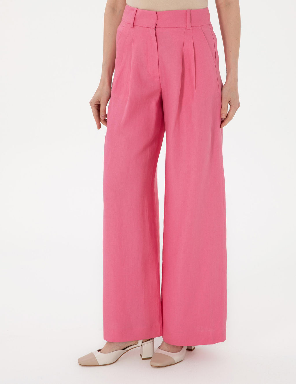 Pembe Keten Pantolon - Pierre cardin фото 2
