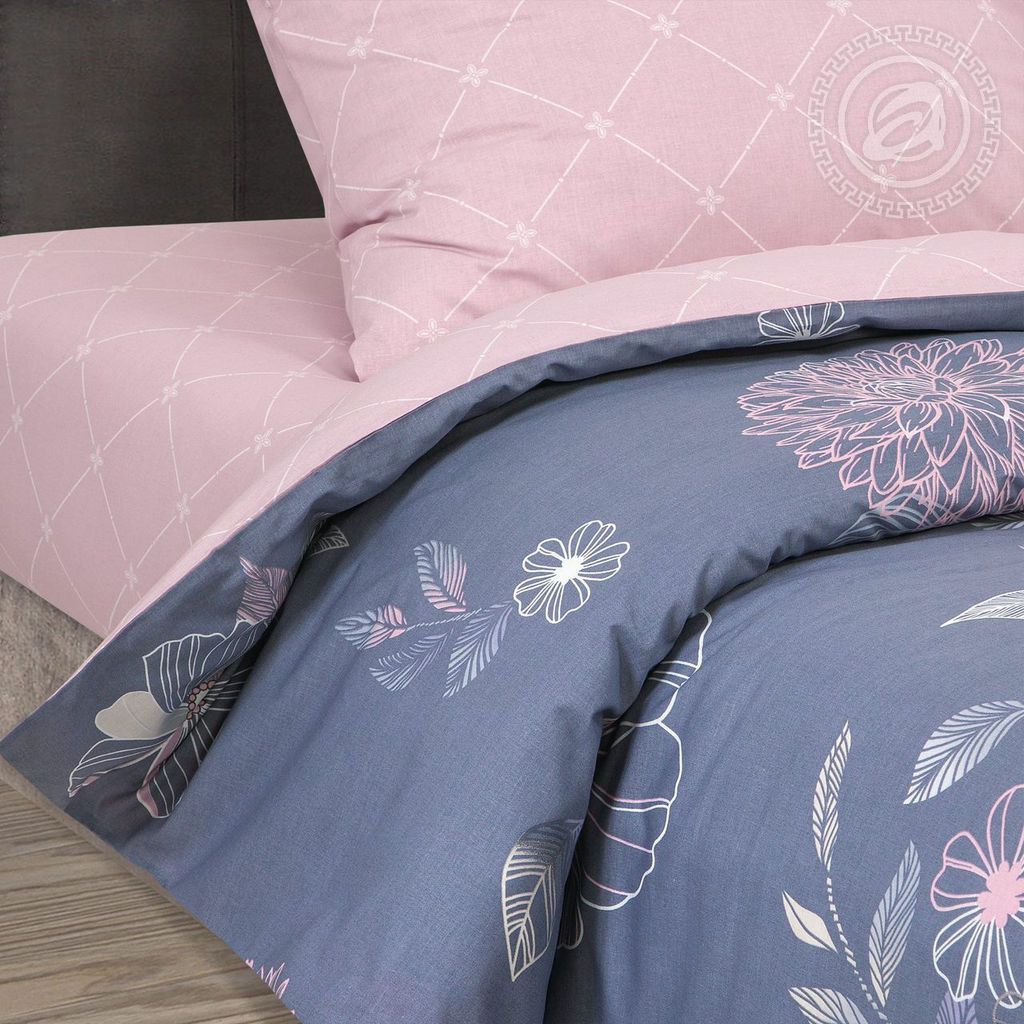 Постельное белье Эвелина (поплин DE LUXE) 1,5 сп./Пододеяльник: 1 шт. - 215*145; Простыня: 1 шт. - 215*150; Наволочка: 2 шт. - 70*70; DE LUXE - Артпостель фото 4