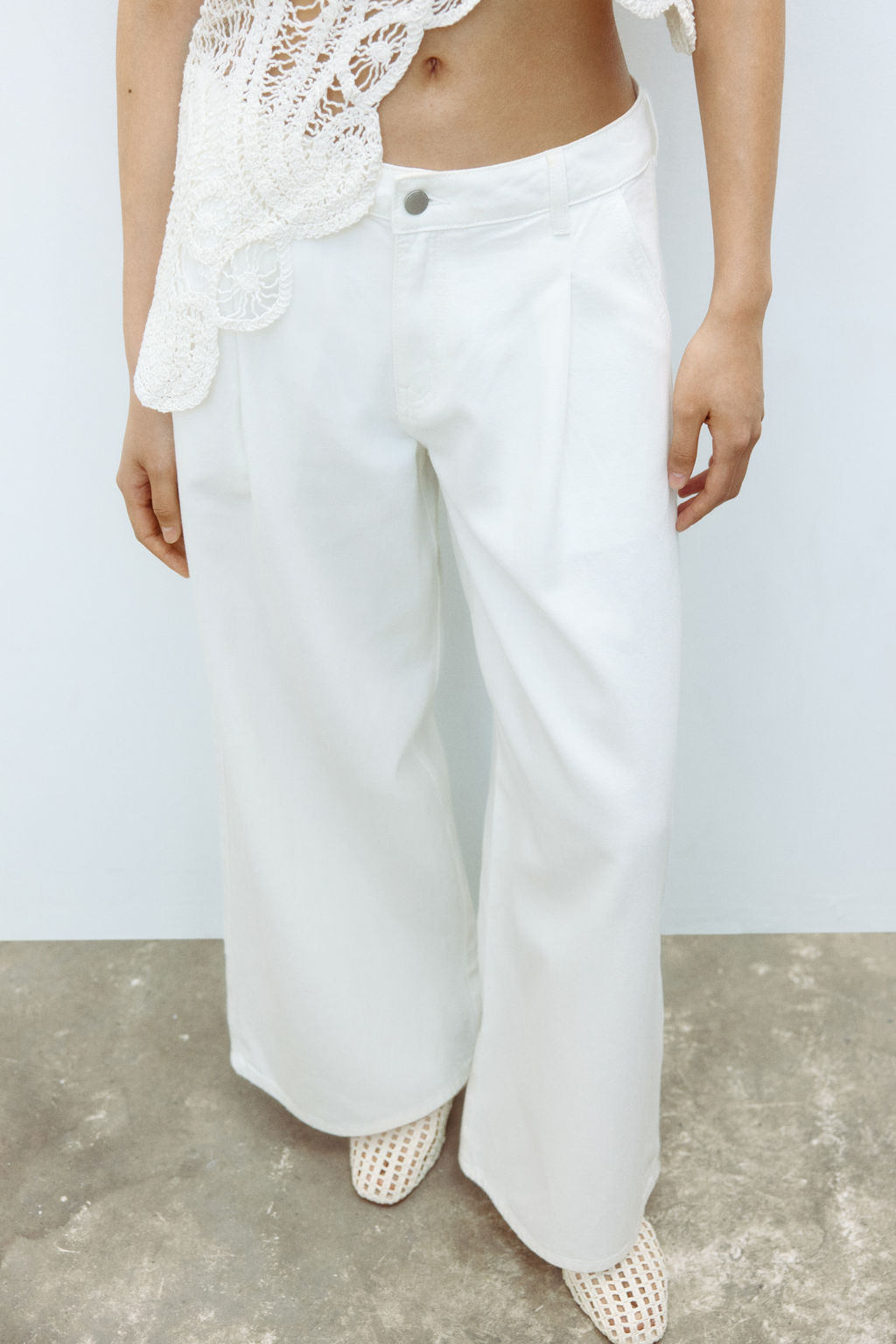 Wide Regular Waist Jeans - H&m фото 8