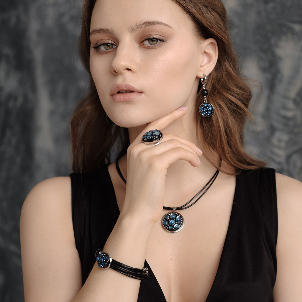 Серьги из муранского стекла CRYSTALIZE LS3191 - Vloes фото 5