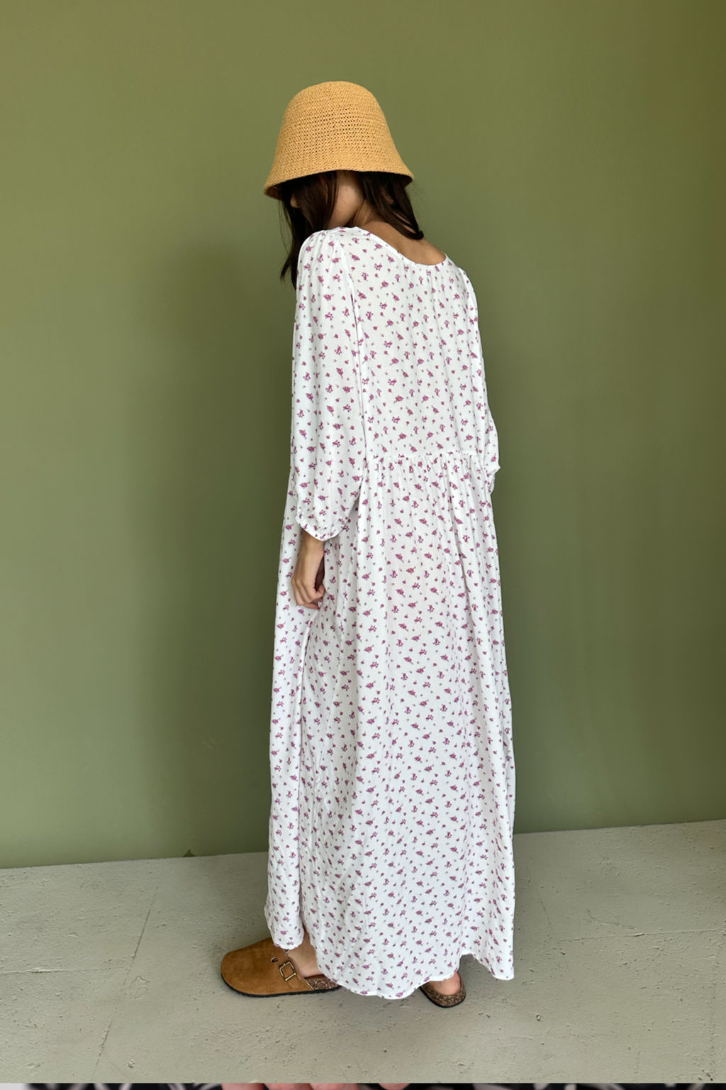 Платье женское MOON085/03/Белый, розовый - M&G all natural фото 7