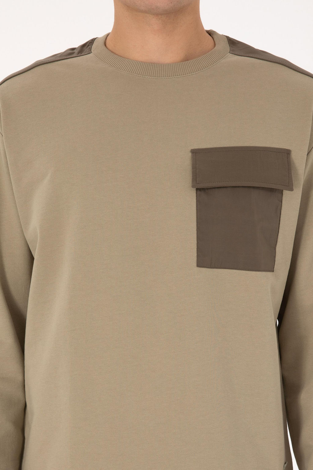 Erkek A__k Haki Sweatshirt - U.s. polo assn фото 6