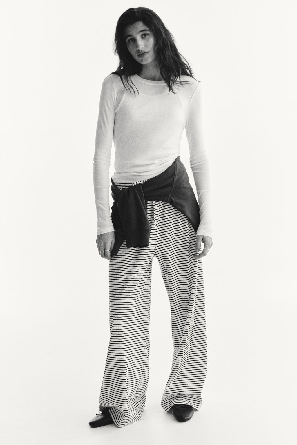 Pantal?n de canal? con cord?n de ajuste - H&m фото 9