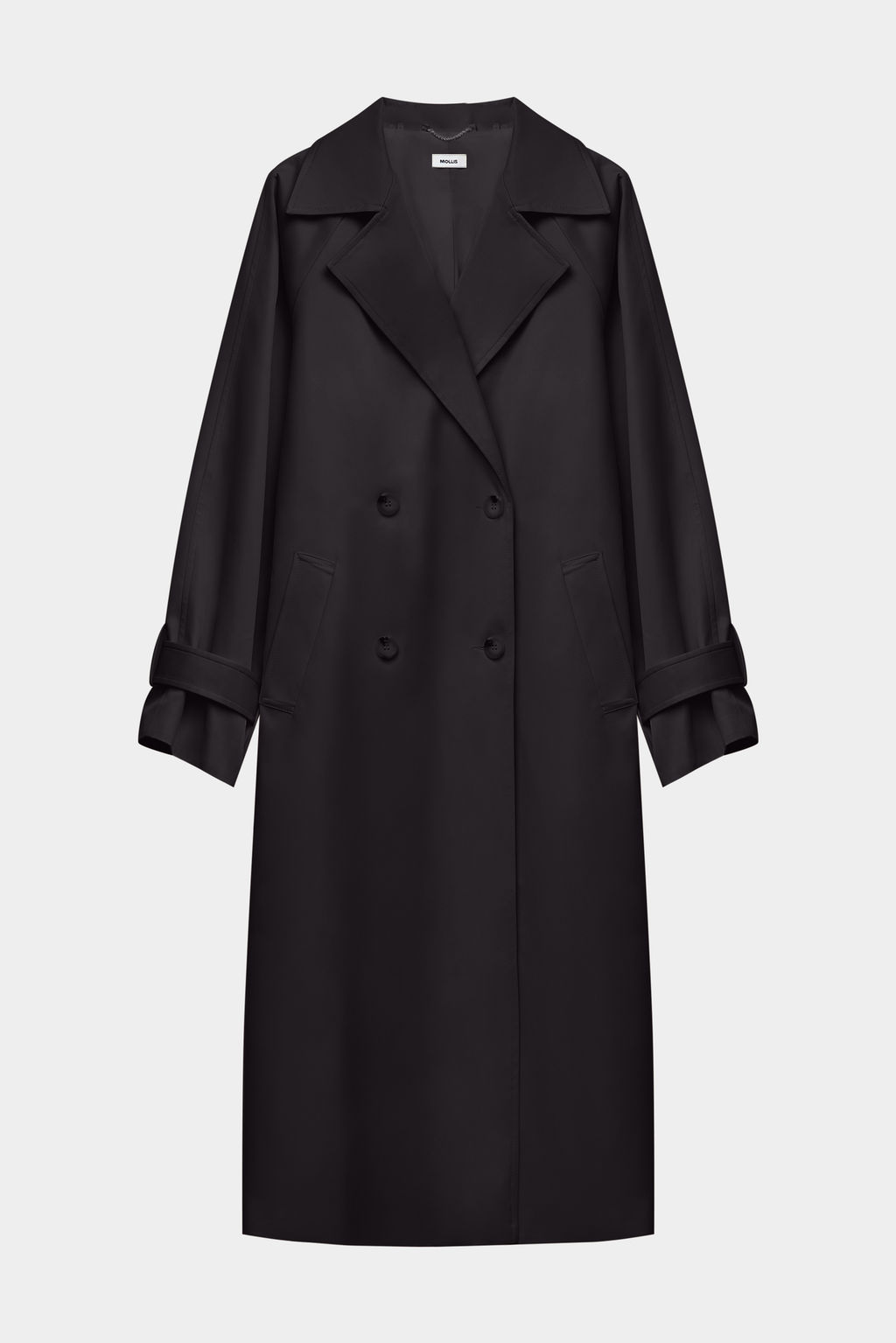 Тренч двубортный с поясом - Mollis фото 7