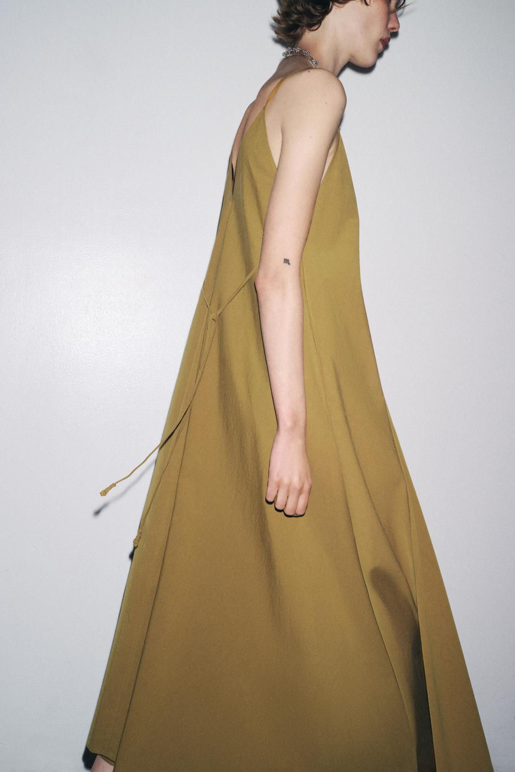 ZW COLLECTION STRAPPY MIDI DRESS - Zara фото 3