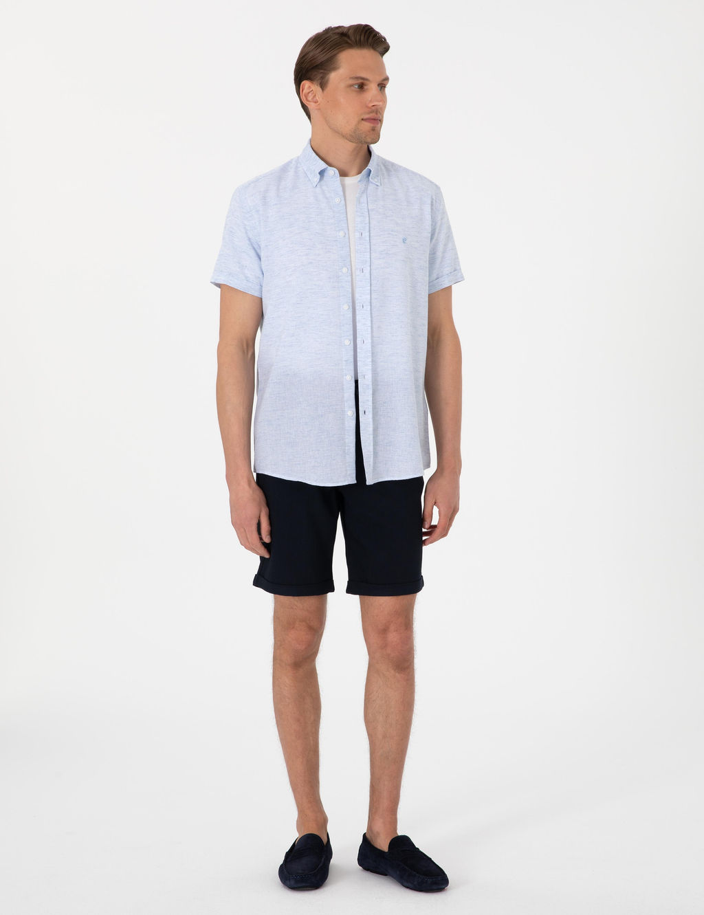 Lacivert Slim Fit Beli Lastikli Ba_c_kl_ Dokuma _ort - Pierre cardin фото 3