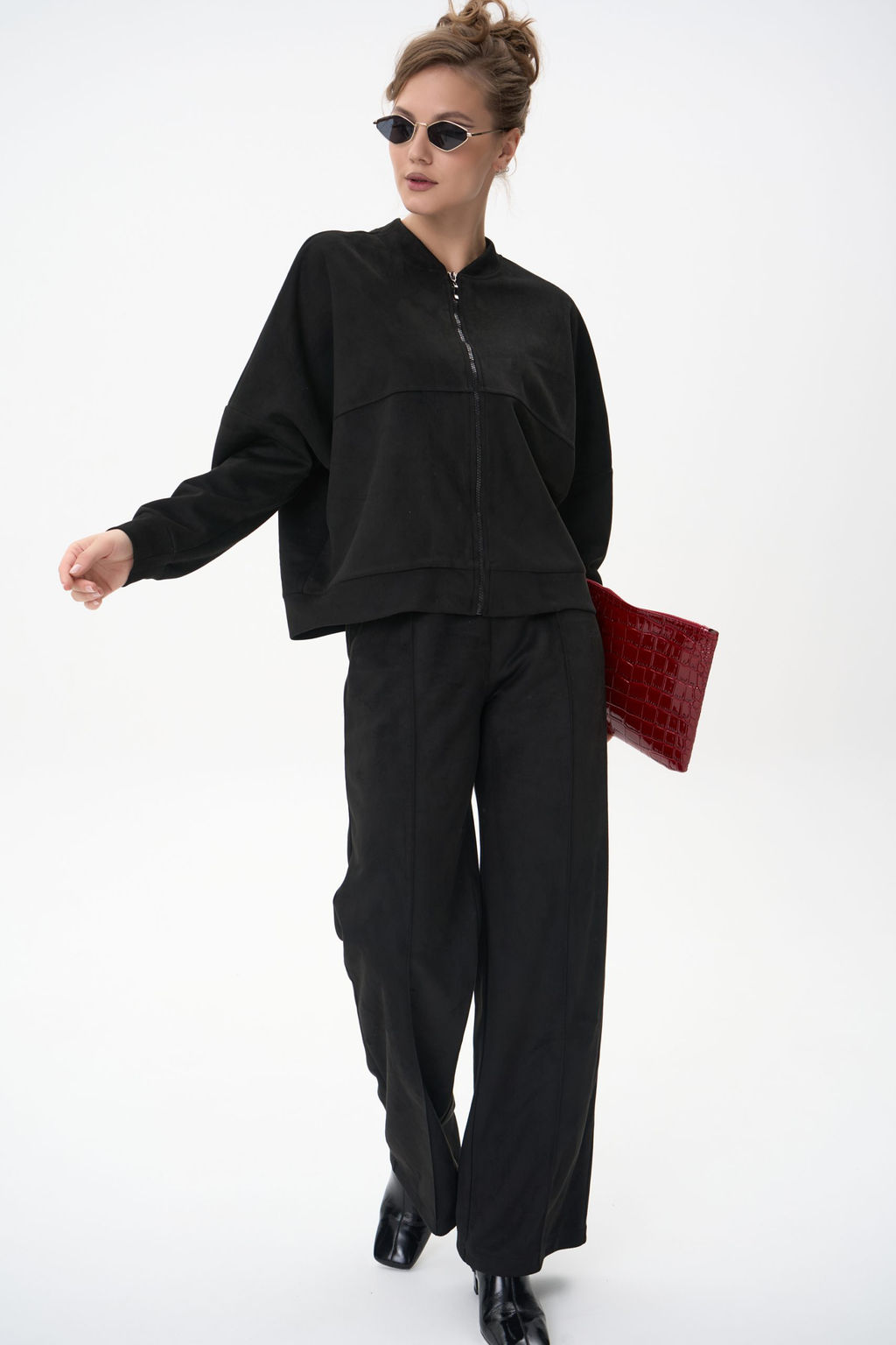 Брюки Майли (чёрный) - Эльза фото 13